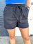 Black Cotton Shorts