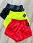 Neon Yellow Active Shorts