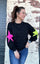 Star Struck Sweater Black