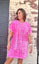Pink Sequin Dress w/ Pockets