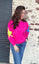 Star Struck Sweater Hot Pink