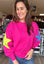 Star Struck Sweater Hot Pink