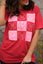 Checkered Bows/Hearts Tee