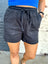 Black Cotton Shorts