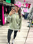 Military Green Lightweight Sweatshirt